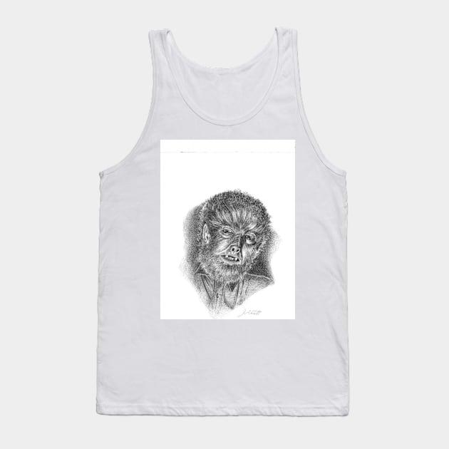 The Wolfman Tank Top by GunnerStudios